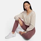 Sudadera cropped de cuello en V para mujer Nike Sportswear Phoenix Fleece