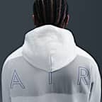 Sudadera con gorro de tejido Fleece y cierre completo para hombre Nike Air 