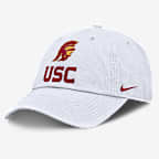 USC Sideline Club Gameday Men's Nike College Adjustable Hat - White