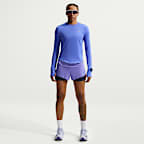 Haut de running à manches longues et col ras-du-cou Dri-FIT anti-UV Nike Swift pour femme