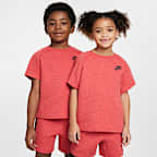 Nike Little Kids' Tech Fleece Tee and Shorts Set