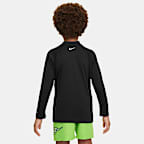 Playera de manga larga para niño talla pequeña Nike Swim Hydroguard Essential
