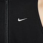 Nike Sportswear Chill Terry Women's Slim Cropped 1/2-Zip French Terry Tank Top