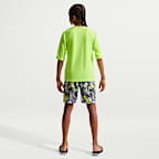 Nike Swim Hydroguard Essential Big Kids' (Boys') Dri-FIT UV Short Sleeve Top