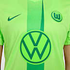 VfL Wolfsburg 2024/25 Stadium Home Women's Nike Dri-FIT Football Replica Shirt