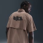 Nike Dri-FIT UV Kurzarm-Laufoberteil mit Knopfleiste (Herren)