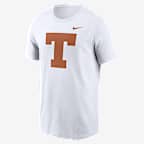Texas Longhorns Baseball Logo Men's Nike College T-Shirt - White