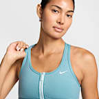 Nike Swoosh Front Zip Women's Medium-Support Padded Sports Bra