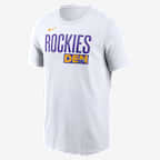 Colorado Rockies City Connect Wordmark Men's Nike MLB T-Shirt - White