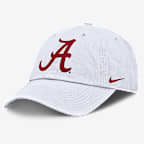 Gorra universitaria Nike ajustable para hombre Alabama Crimson Tide Primetime Club - Blanco