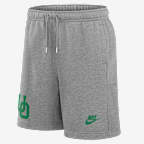 Shorts universitarios Nike para hombre Oregon Ducks Legacy Essential - Gris oscuro jaspeado
