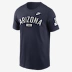 Arizona Legacy Arch 2-Hit Men's Nike College T-Shirt - Navy