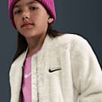 Nike Little Kids' Faux Fur Bomber Jacket