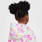 Sudadera con gorro sin cierre estampada para bebés Nike Flow-Ral