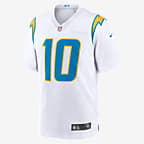 Jersey de fútbol americano Game para hombre NFL Los Angeles Chargers (Justin Herbert) - Blanco