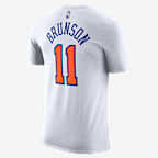 New York Knicks Essentials City Edition Jalen Brunson Men's Nike NBA T-Shirt
