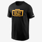 Pittsburgh Steelers Local Essential Men's Nike NFL T-Shirt - Black