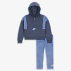 Nike "Home Swoosh Home" Leggings Set Baby 2-Piece Hoodie Set - Polar