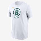 Boston Red Sox City Connect Large Logo Men's Nike MLB T-Shirt - White