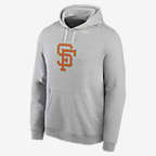 Nike Cooperstown Patch Club (MLB San Francisco Giants) Men's Pullover Hoodie - Dark Grey Heather