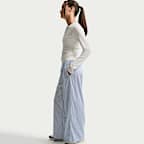 Nike Sportswear Chill Poplin Women's Loose Mid-Rise Woven Striped Trousers