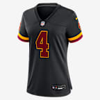 Jersey Nike de la NFL Game para mujer Frankie Luvu Washington Commanders - Negro
