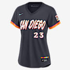 Jersey de estadio Nike de la MLB para mujer de Fernando Tatis Jr. de los San Diego Padres - Negro