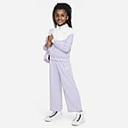 Conjunto de medio cierre para niños talla pequeña Nike Prep in Your Step - Hortensias