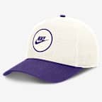LSU Rise Men's Nike Dri-FIT College A-Frame Adjustable Hat - White
