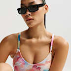 Tankini con cuello en V para mujer Nike Swim