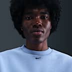 Sudadera de cuello redondo de tejido Fleece de ajuste holgado para hombre Nike Tech