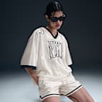 Jersey de manga corta con gráfico oversized para mujer Nike Sportswear