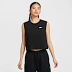 ナイキ スポーツウェア クラブ ウィメンズ スリーブレス クロップド Tシャツ