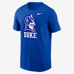 Playera universitaria Nike para hombre Duke Primetime Logo Mantra - Royal