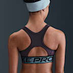 Sportovní podprsenka Nike Pro Swoosh se zářivými prvky pro větší děti