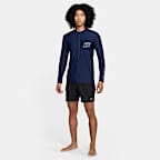 나이키 스윔 3D 남성 긴팔 풀집 하이드로가드