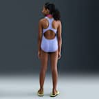Traje de baño de una pieza con espalda deportiva para niña talla grande Nike Swim Effortless Essential