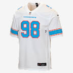 Jeffery Simmons Tennessee Titans Big Kids' Nike NFL Game Jersey - White