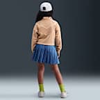 เสื้อแจ็คเก็ตวอร์มแบบถักเด็กโต Nike Sportswear (หญิง)