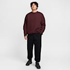 Sudadera de cuello redondo de tejido Fleece para hombre Nike Tech