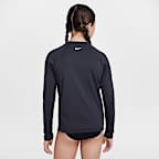 Nike Swim Big Kids' (Girls') Dri-FIT Long-Sleeve Hydroguard