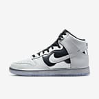 Nike Dunk High SE Women's Shoes - White/Metallic Silver/Black/White