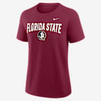 Florida State Arch Logo Women's Nike College T-Shirt - Maroon
