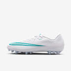 Nike Mercurial Vapor 17 Academy lav fotballsko til kunstgress - Hvit/Dusty Cactus