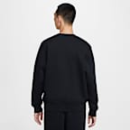 Nike Sportswear Club Men's Graphic Fleece Crew-Neck Sweatshirt