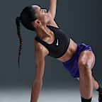 Nike Swoosh-sports-bh med medium støtte uden indlæg til kvinder