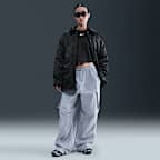 ナイキ スポーツウェア スウッシュ シリーズ ウィメンズ オーバーサイズド キルテッド シャツ ジャケット