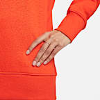 Sudadera oversized de cuello redondo de tejido Fleece para mujer Nike Sportswear Phoenix