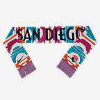 San Diego Wave FC Nike NWSL Scarf - Multi-Color Print