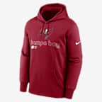 Tampa Bay Buccaneers Men’s Nike Therma NFL Pullover Hoodie - Red